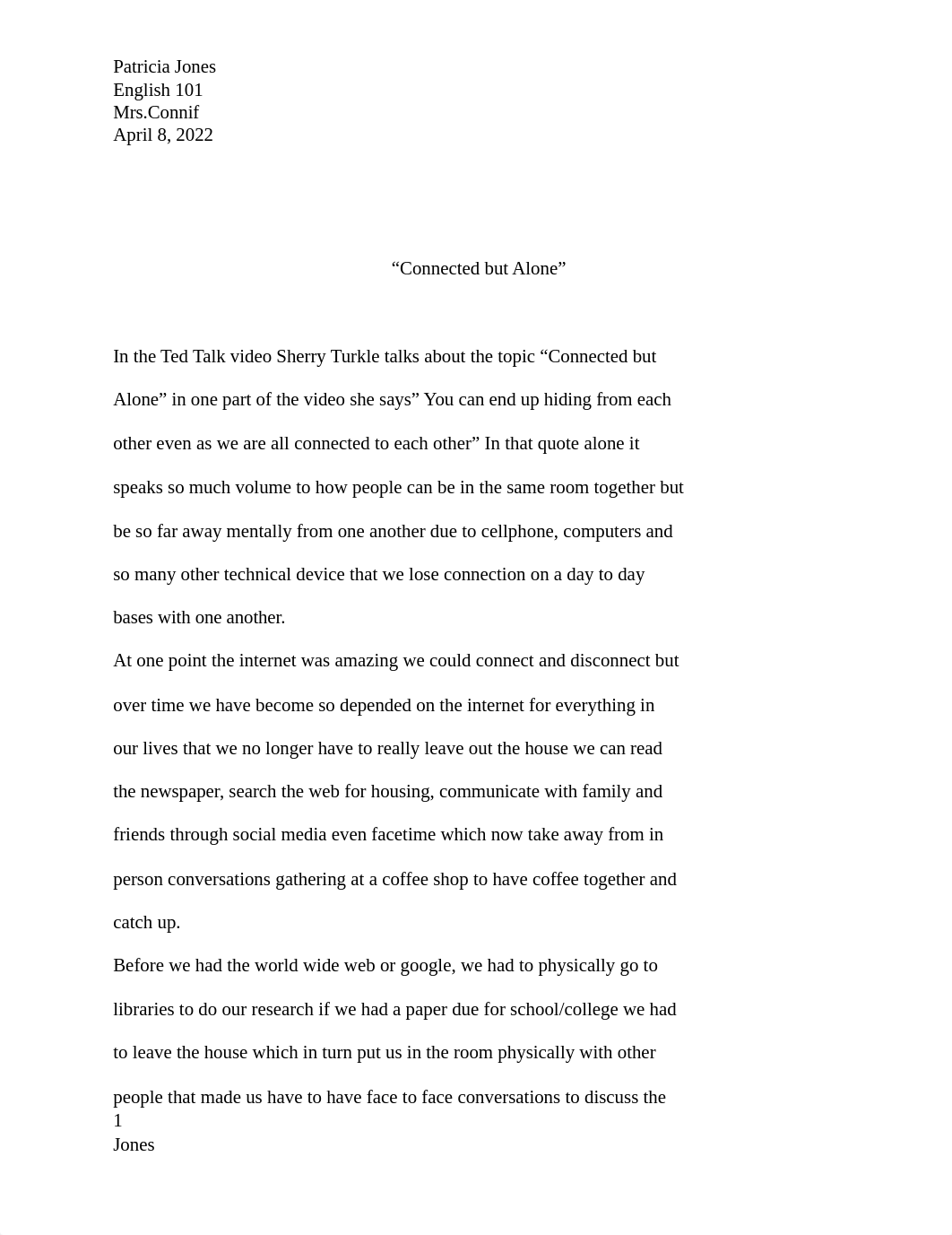 Research Paper Two Connected but  Alone. .docx_dxz9nabcy8b_page1