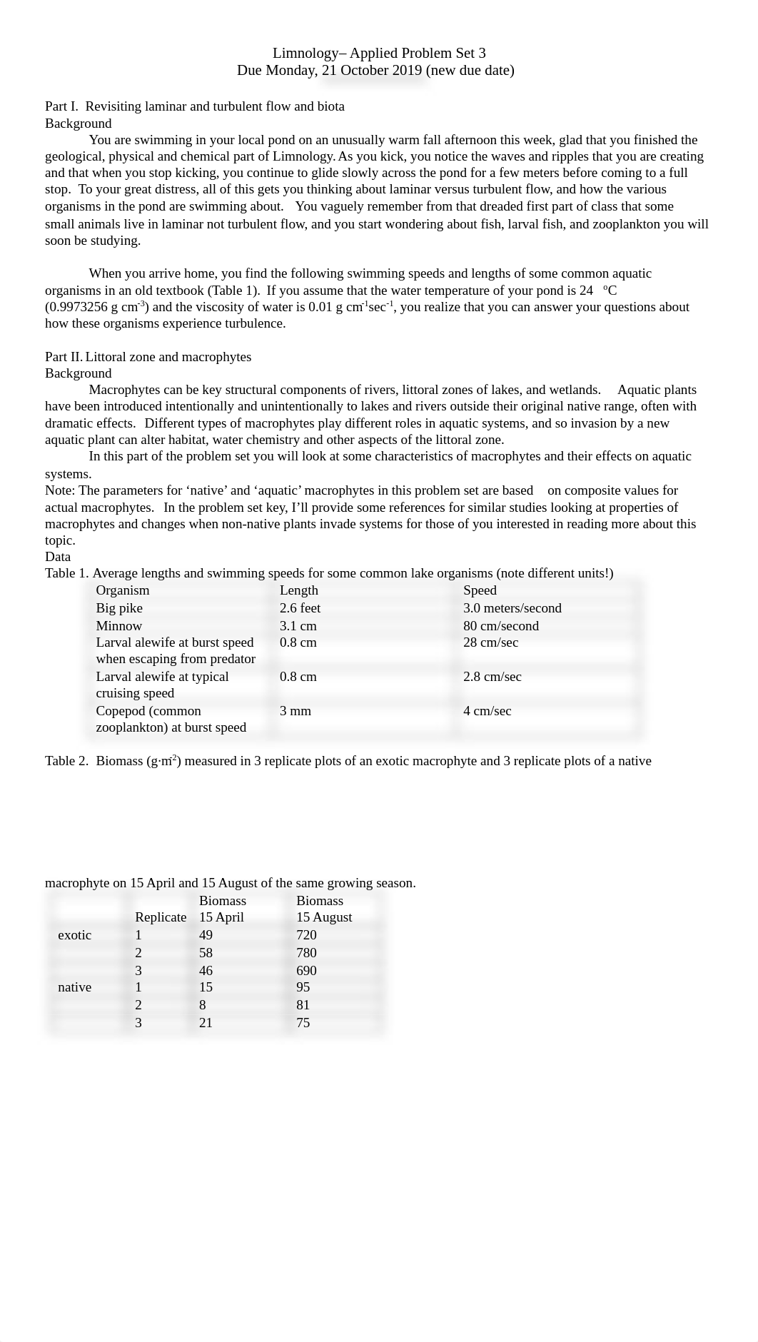 Limnology Applied Problem Set 3 KEY.pdf_dxzmcywt5b0_page1