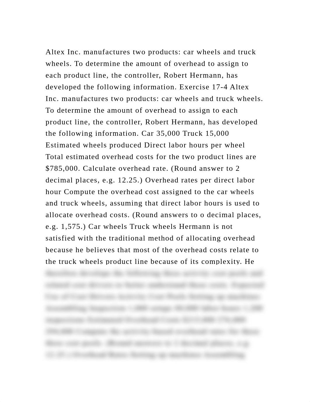 Altex Inc. manufactures two products car wheels and truck wheels. T.docx_dy0wuj9uq8q_page2