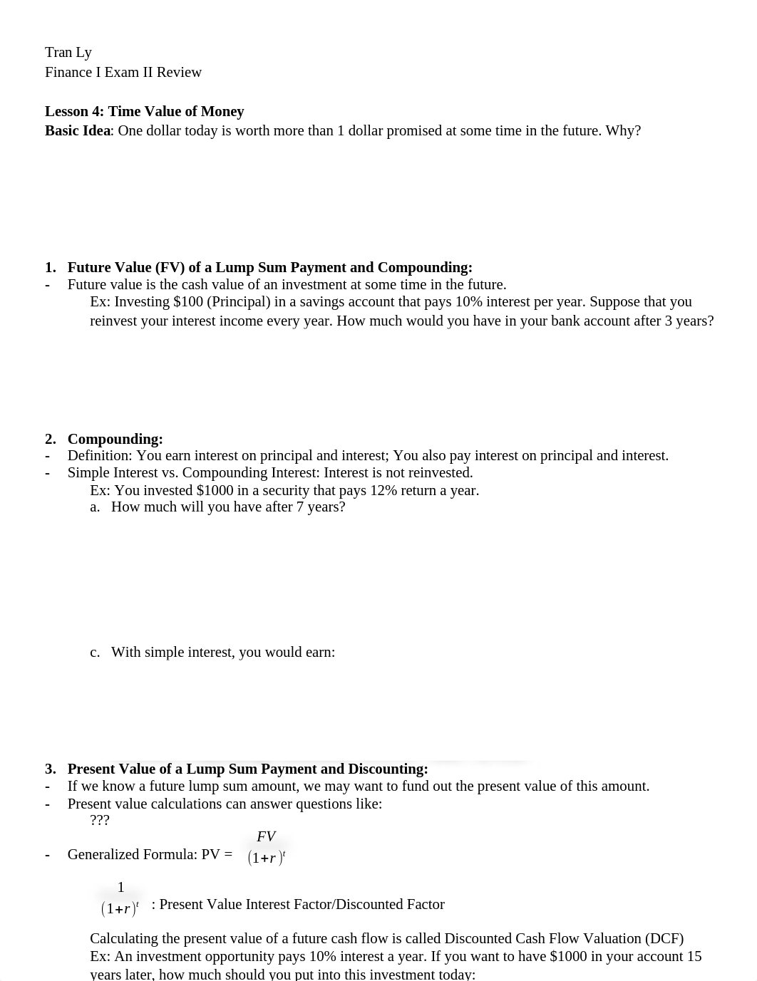 Finance I Note Exam 2_dy1vdouslah_page1