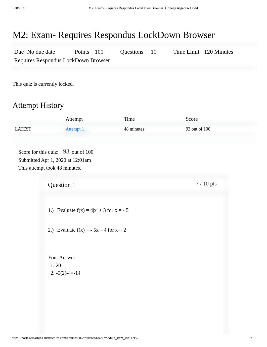 M2_ Exam- Requires Respondus LockDown Browser_ College Algebra- Dodd.pdf_dy1vk4o9izz_page1