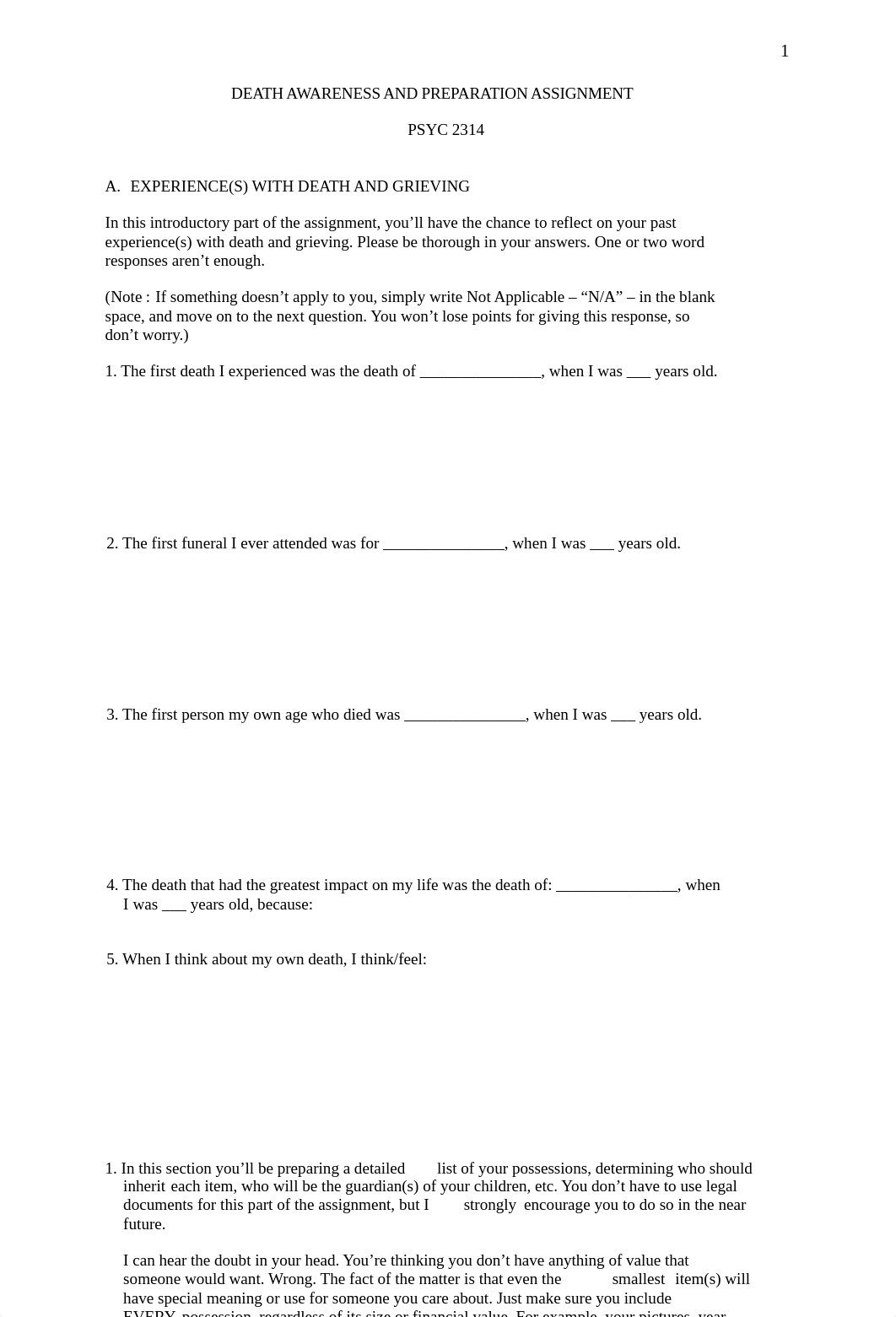 Death Awareness and Preparation Assignment.docx_dy20so4u5zb_page1