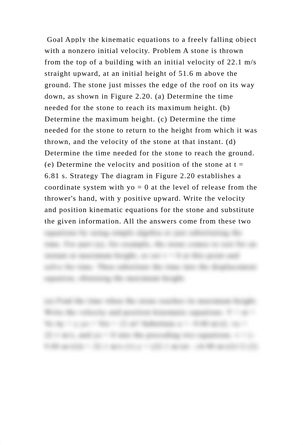 Goal Apply the kinematic equations to a freely falling object with a .docx_dy24b7scmgj_page2