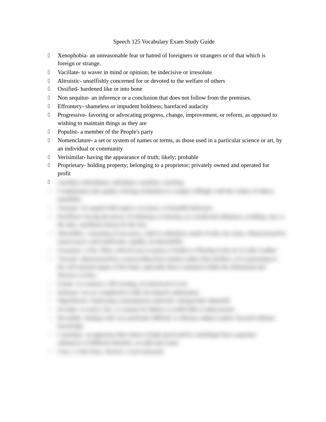 Speech 125 Vocabulary Exam Study Guide_dy2blh5udoz_page1