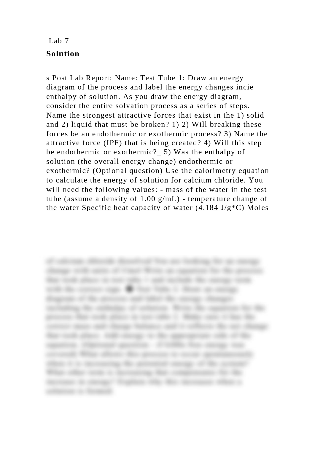 Lab 7 Solutions Post Lab Report Name Test Tube 1 Draw an energy di.docx_dy2ijjjb39n_page2