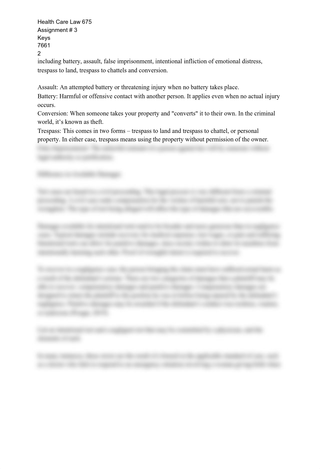 _Health Care Law 675, Assignment # 3, Keys 7661.pdf_dy2zkn6wfiu_page2