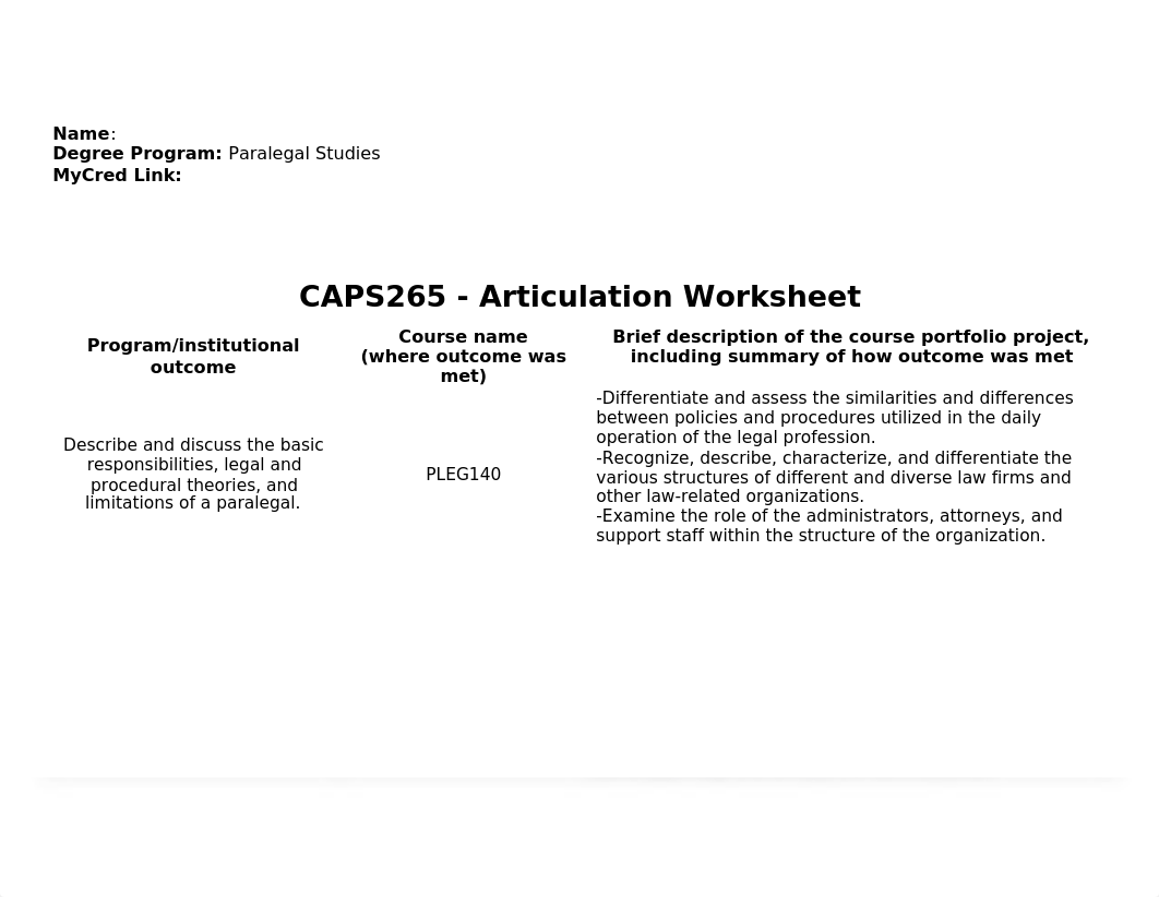 CAPS265 Portfolio Project Articulation Worksheet.docx_dy34g84eo8d_page1