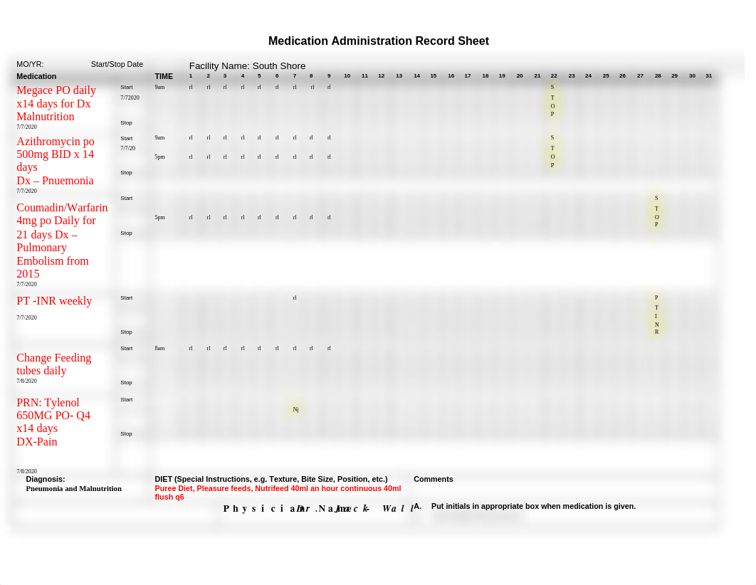 Emily M. Medication Administration Record Sheet Sample .doc_dy375gbk13z_page1