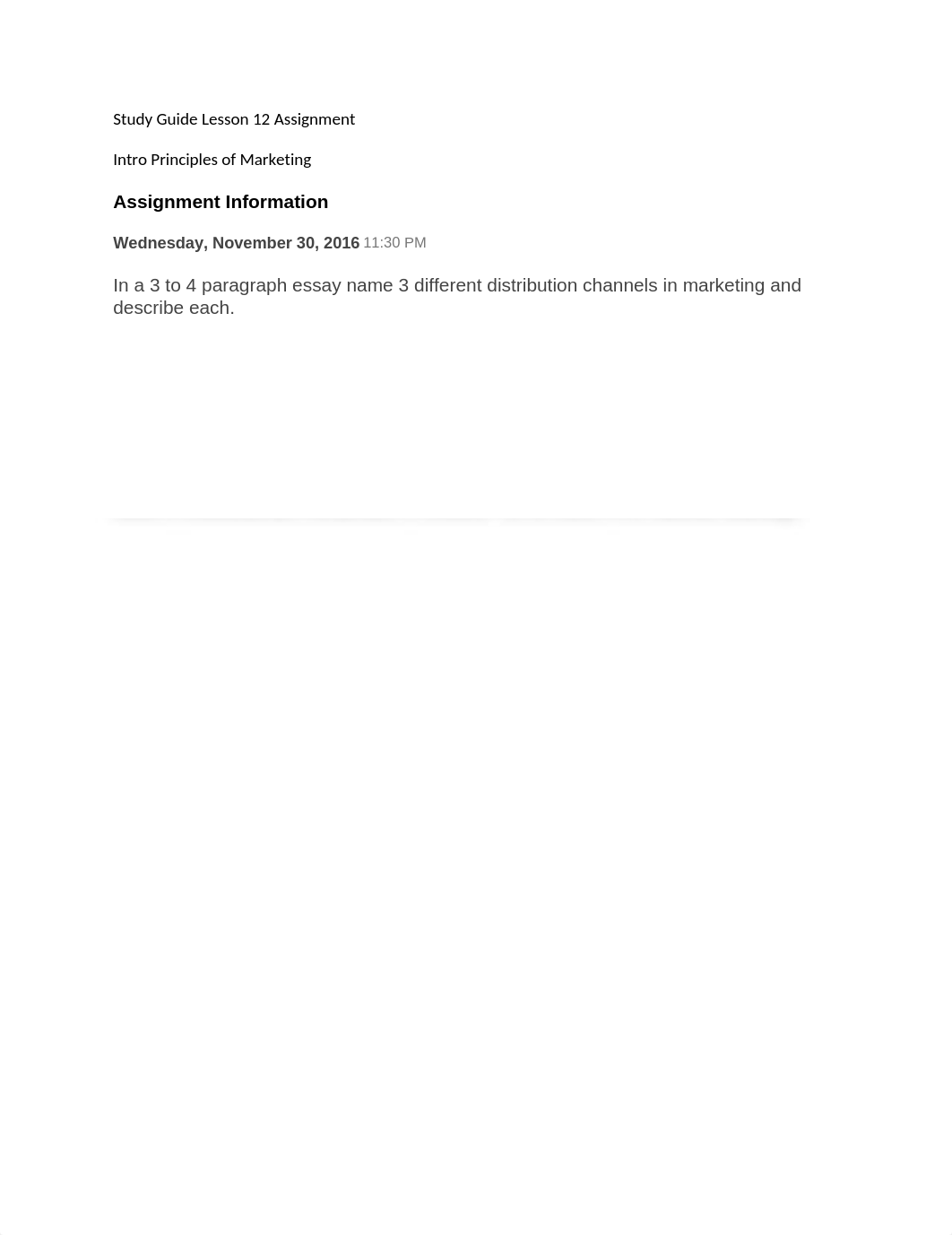 Study Guide Lesson 12 name 3 different distribution channels in marketing and describe each.docx_dy3lagj4ho4_page1