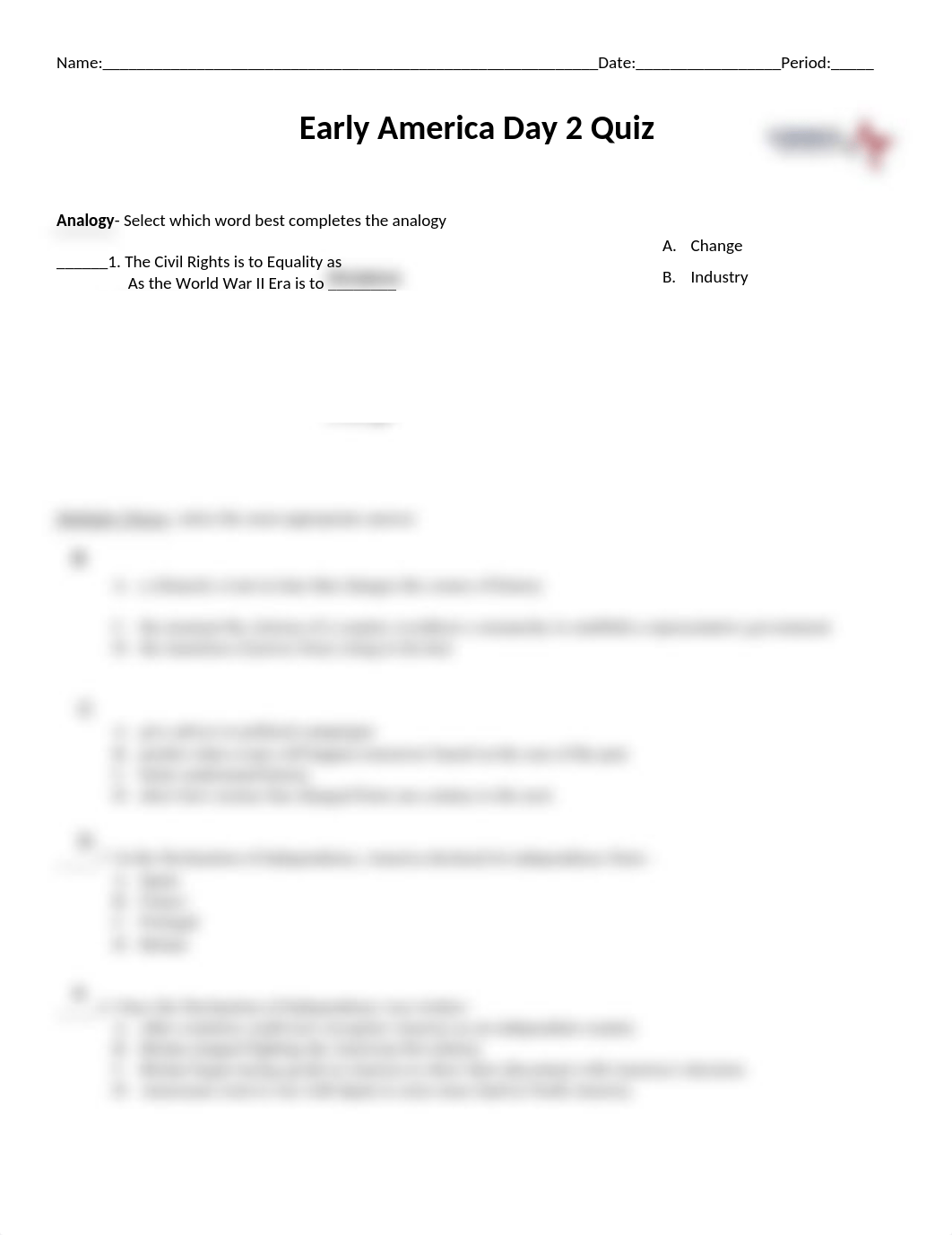 Ethan Jones - Early America. Day 2. Quiz. 2019-2020. Lowman Consulting LLC (1).pdf_dy3maejttdy_page1