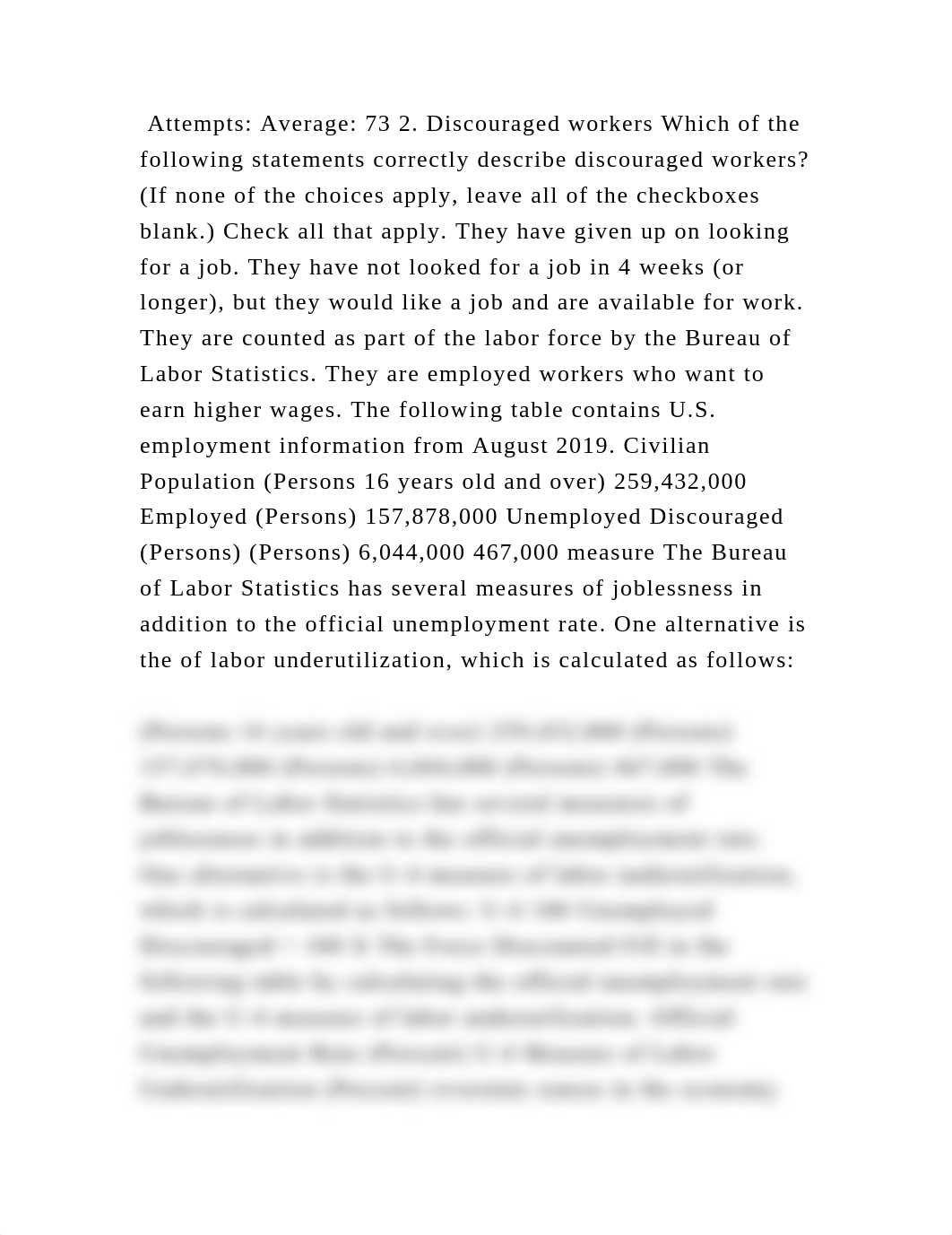 Attempts Average 73 2. Discouraged workers Which of the following s.docx_dy3onbd40hs_page2