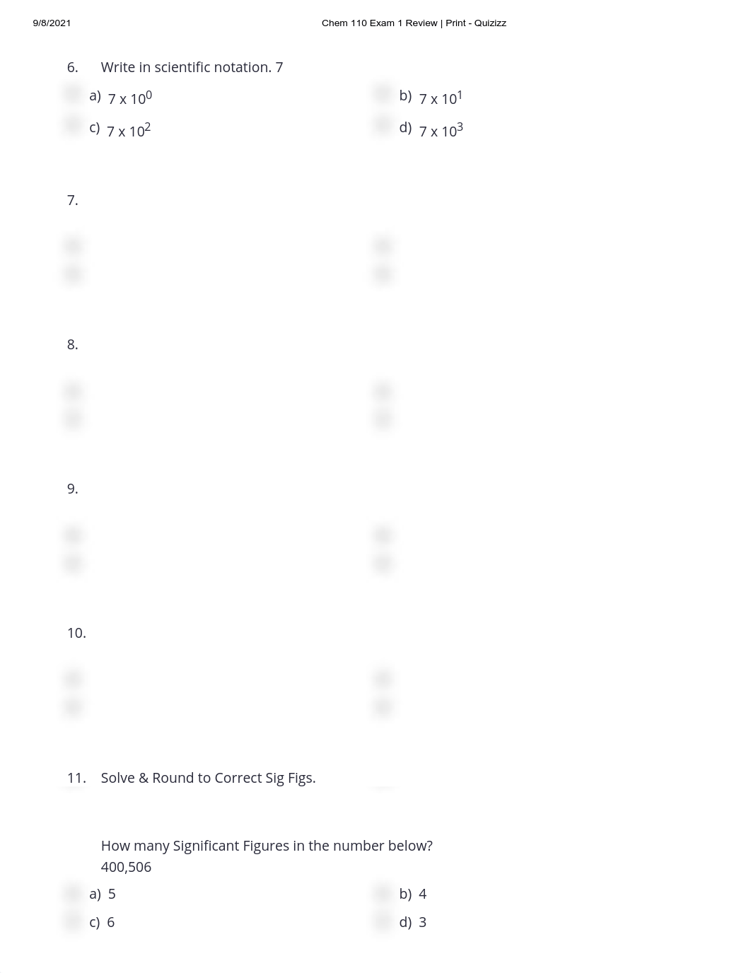 Chem 110 Exam 1 Review _ Print - Quizizz-1.pdf_dy3vnkia7rx_page2