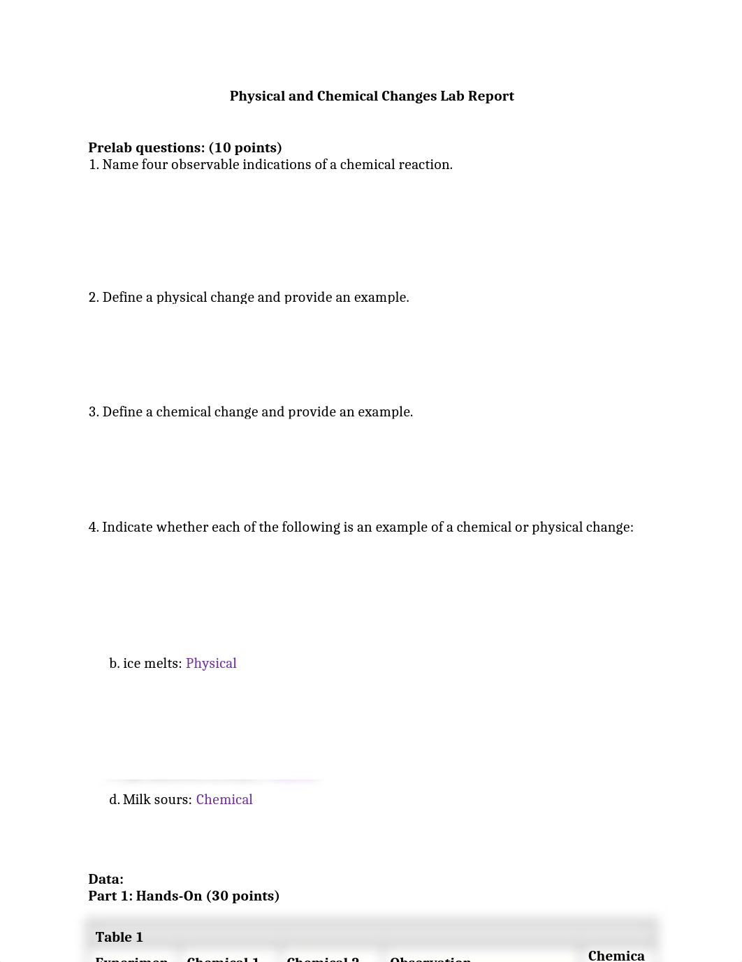 Physical and Chemical Changes Lab Report.docx_dy42p2kjwmt_page1