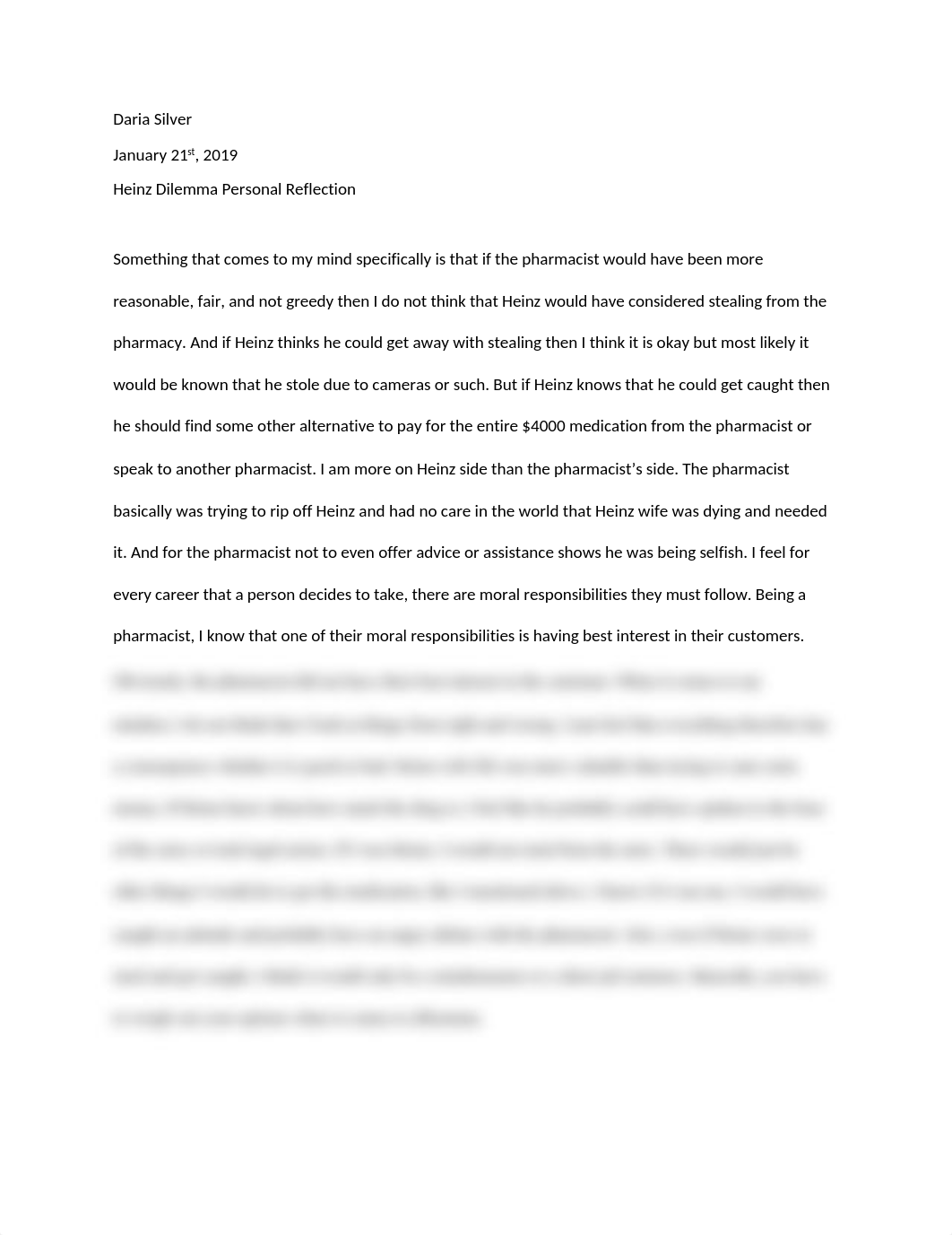 Heinz Dilemma Personal Reflection.docx_dy45k7xm218_page1