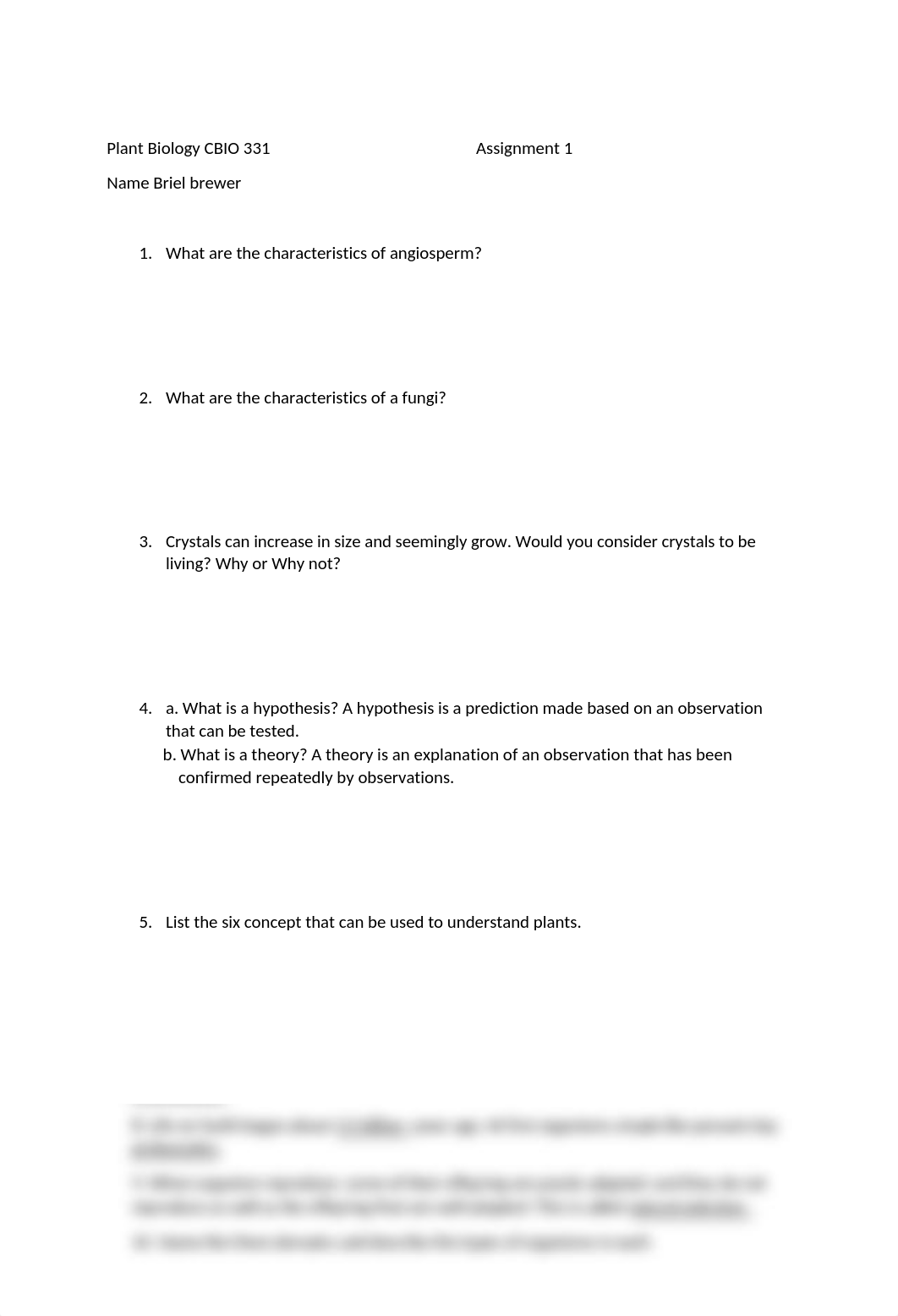 Plant Biology CBIO 331 Assignment 1 Briel Brewer.docx_dy479pn4pnb_page1