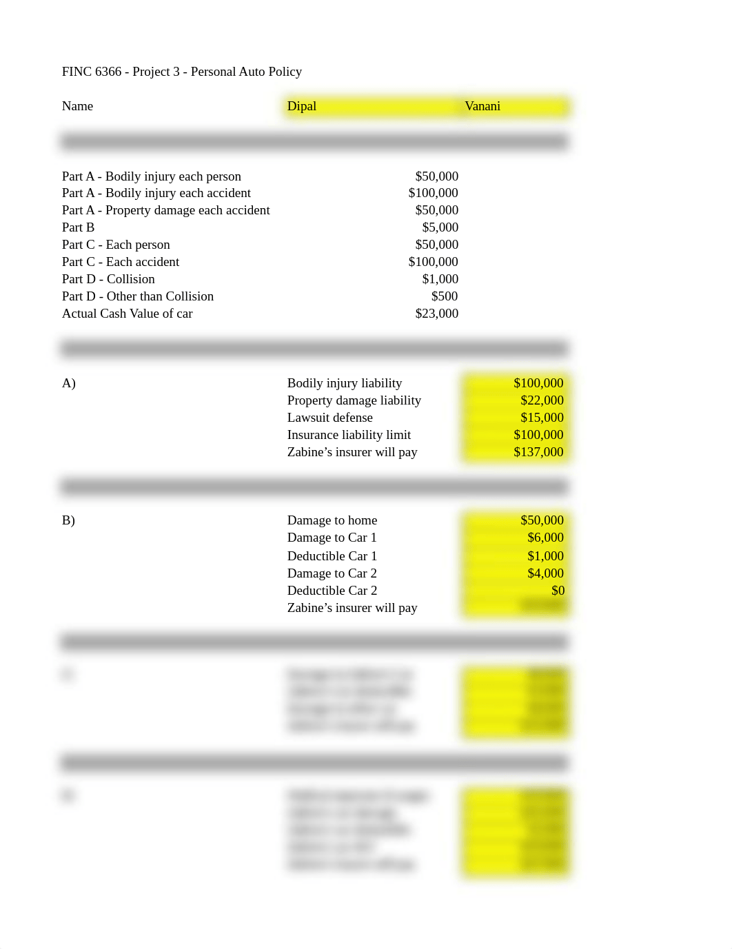 FINC 6366 Project 3 - Personal Auto Policy- Deepal.xlsx_dy4dwnl2z3m_page1