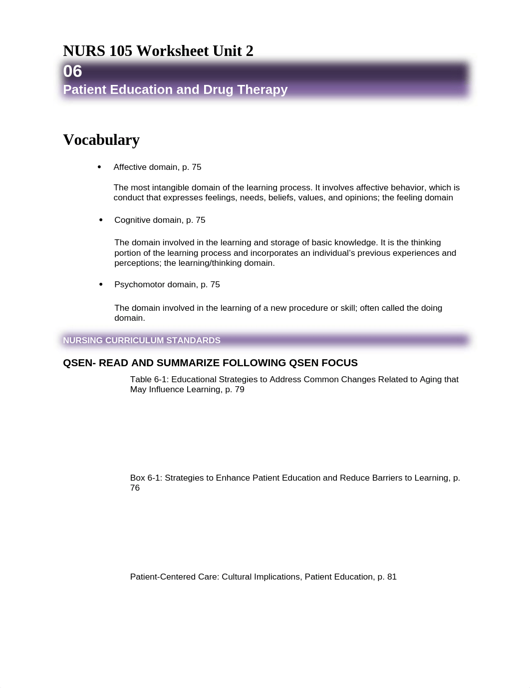 NURS 105 F2016 Unit 2 Worksheet_dy4jazz6h8r_page1