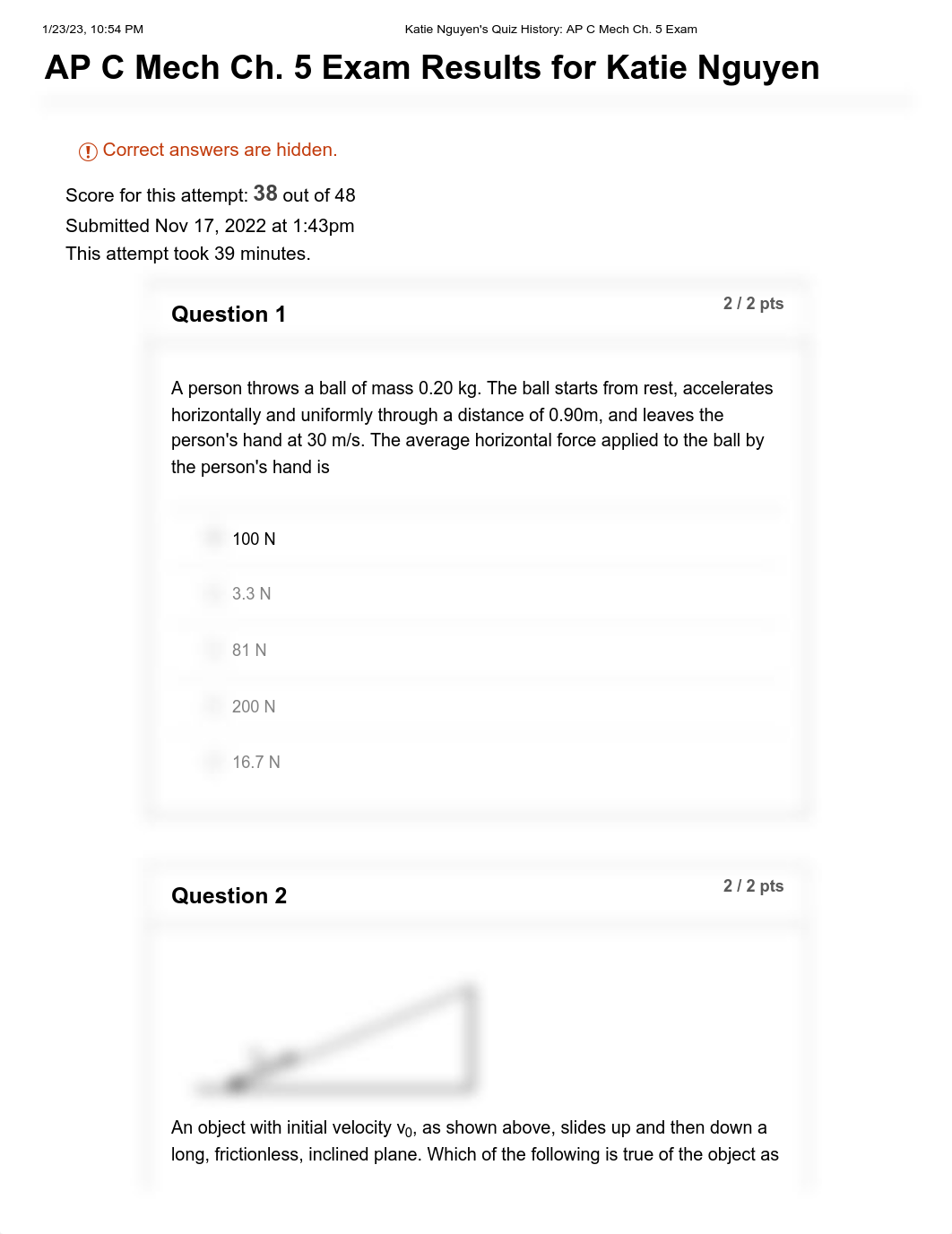 Katie Nguyen's Quiz History_ AP C Mech Ch. 5 Exam.pdf_dy4zbgr8ai3_page1