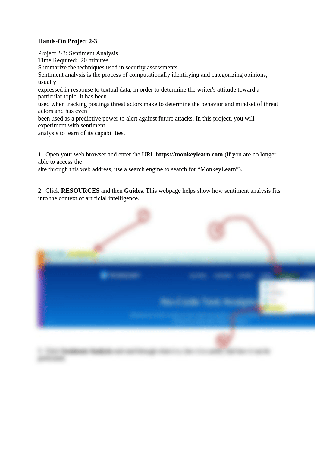 CIS 2350C 2-3  Hands-On Project  THE Sentiment Analysis.docx_dy55ga661t6_page1