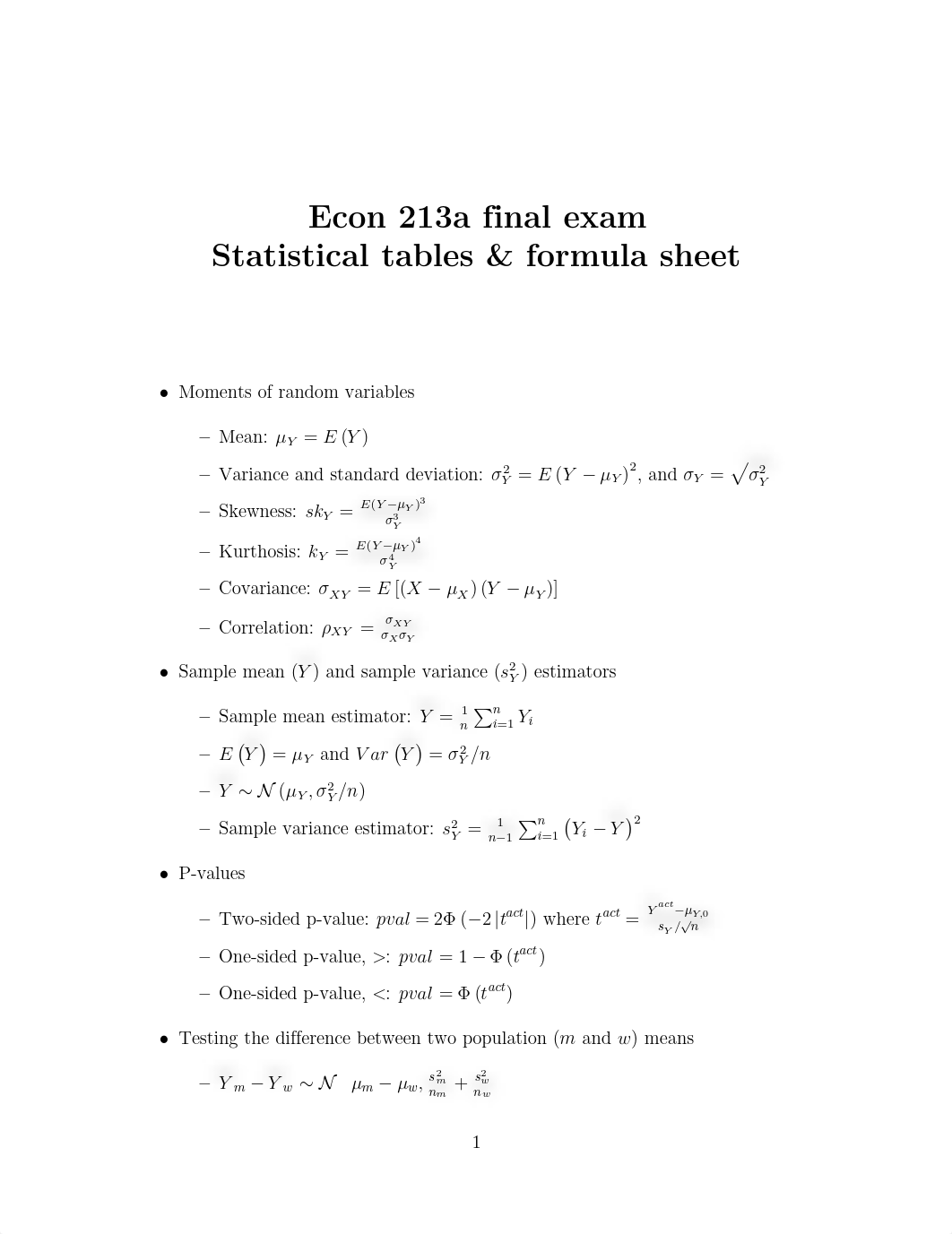 Econ 213 final formula sheet.pdf_dy5g67g1zbr_page1