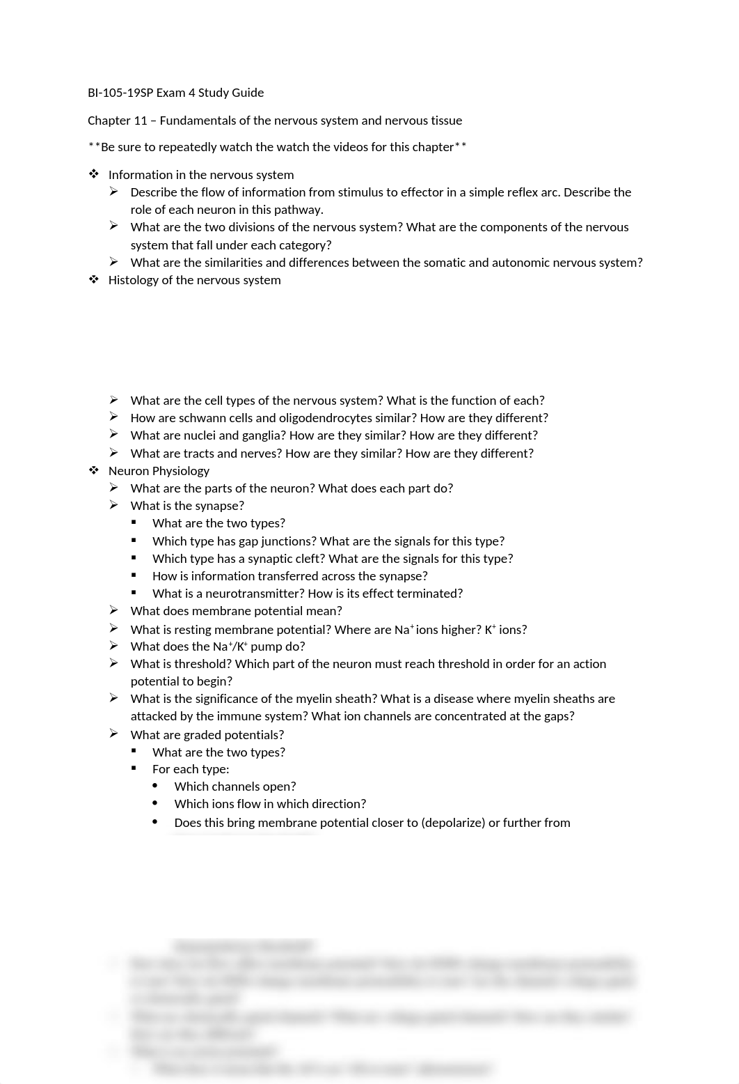 BI-105-19FA Exam 4 Study Guide (1).docx_dy5hr02v2iz_page1