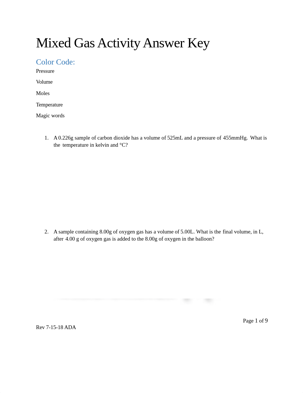 CHM-131 Mixed Gas Activity Answer Key- ADA.docx_dy5p0gje3jp_page1