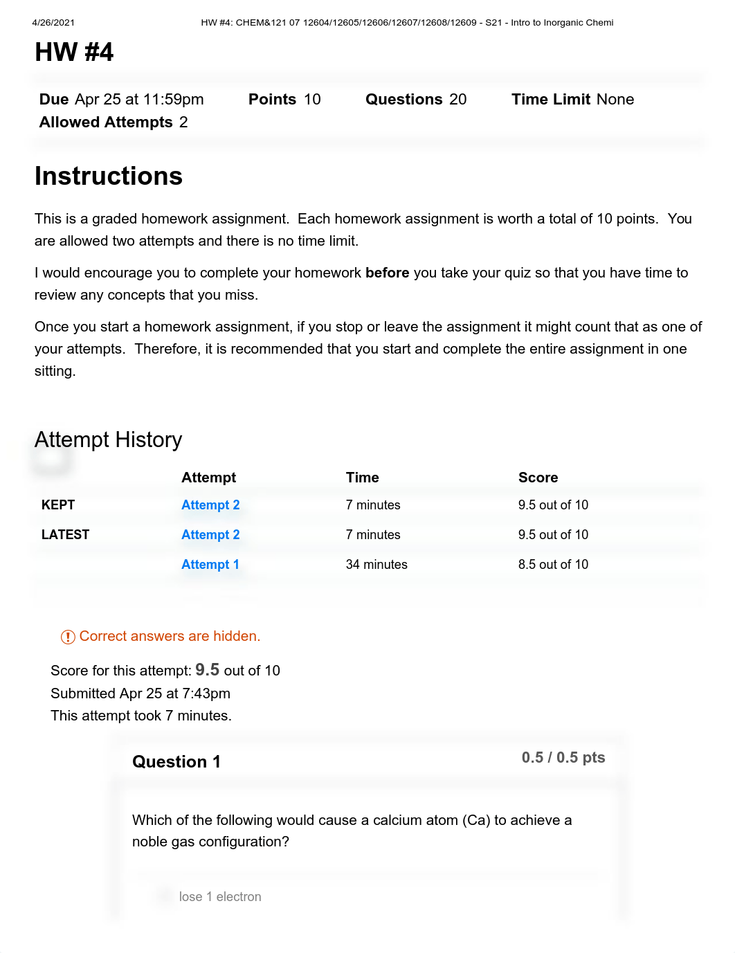 HW #4_ CHEM&121 07 12604_12605_12606_12607_12608_12609 - S21 - Intro to Inorganic Chemi.pdf_dy5rzl3o8d9_page1