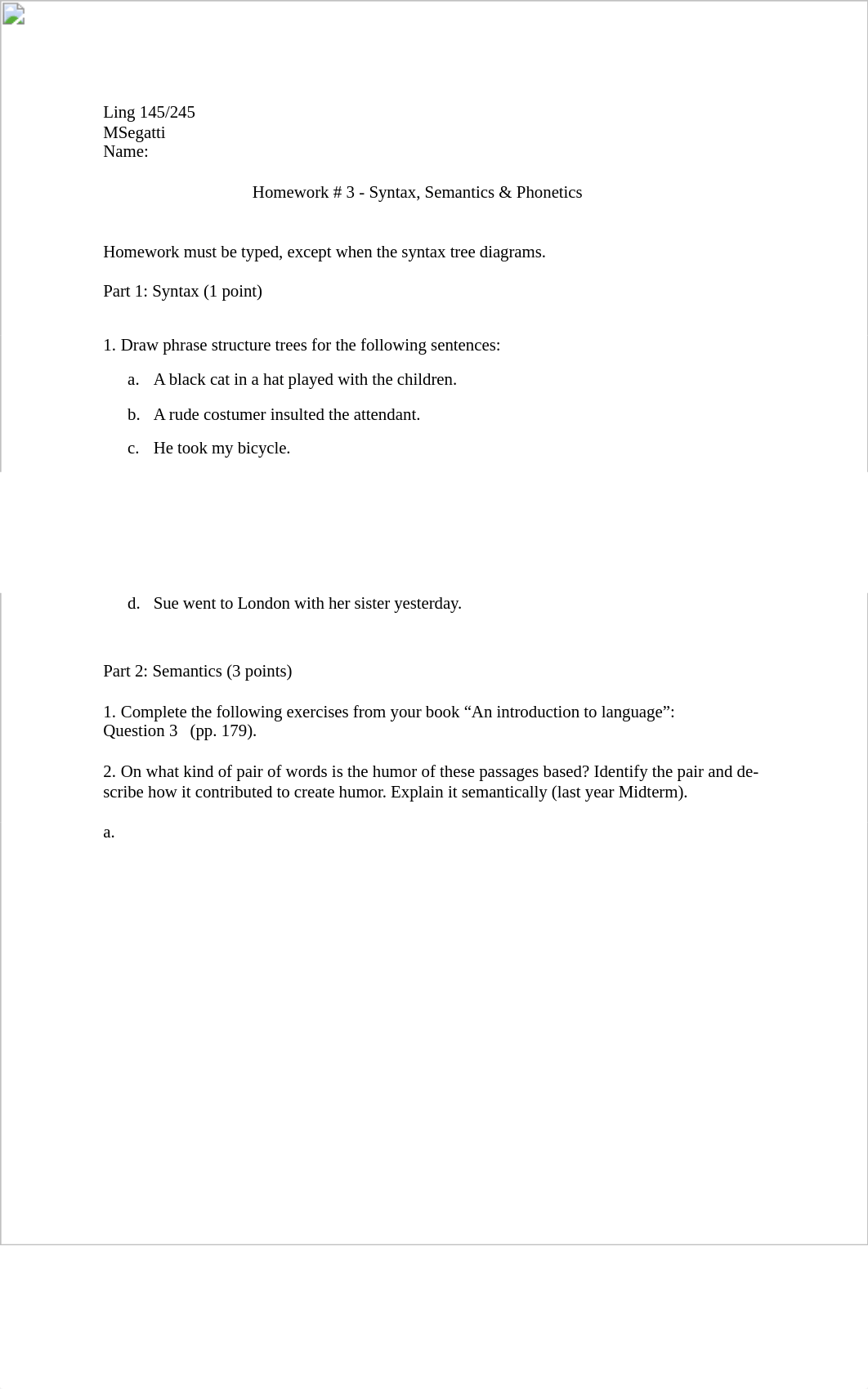 Homework # 3 - Syntax, Semantics & Phonetics (1).docx_dy60o65y94e_page1