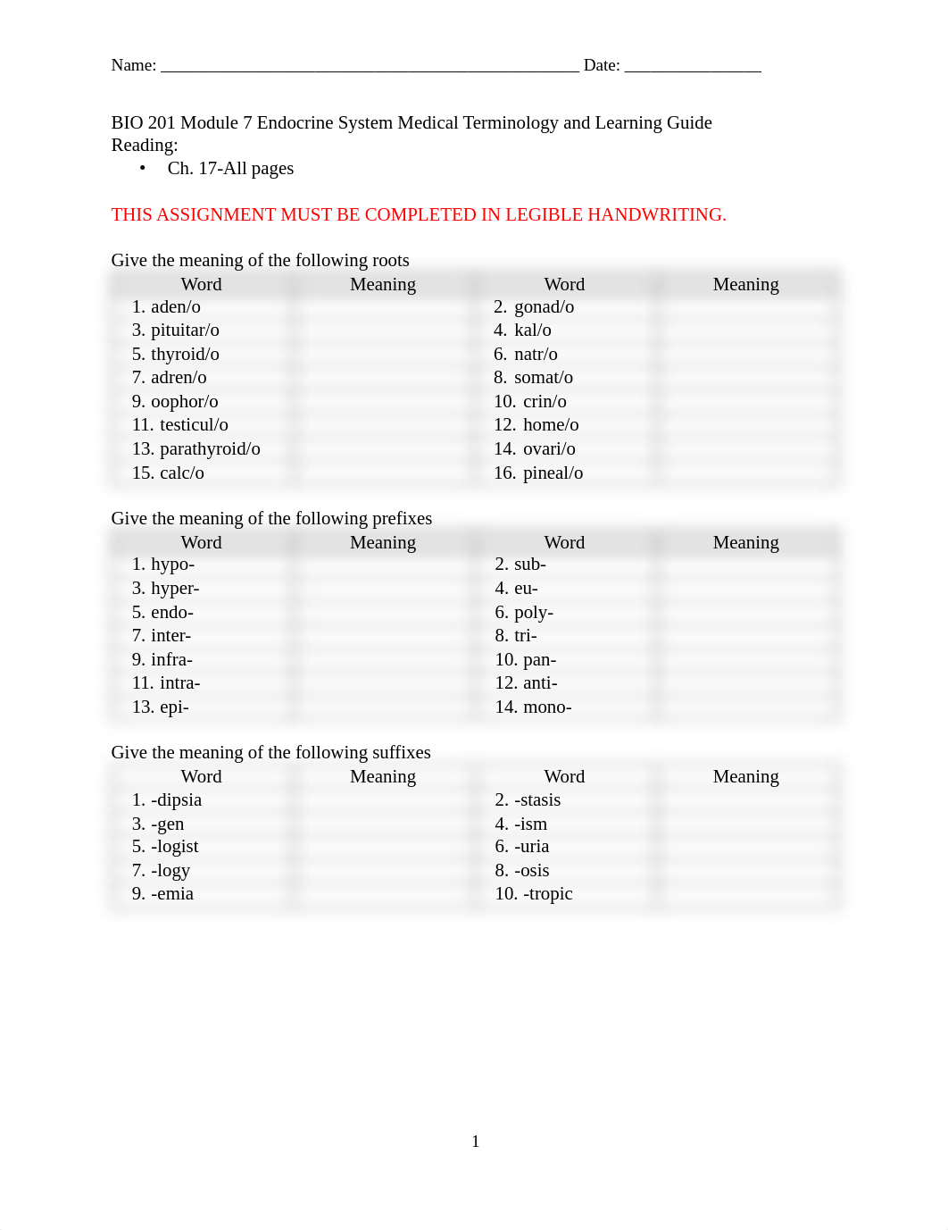 BIO+201+Module+7+Learning+Guide-Endocrine+System.pdf_dy64f7l6605_page1