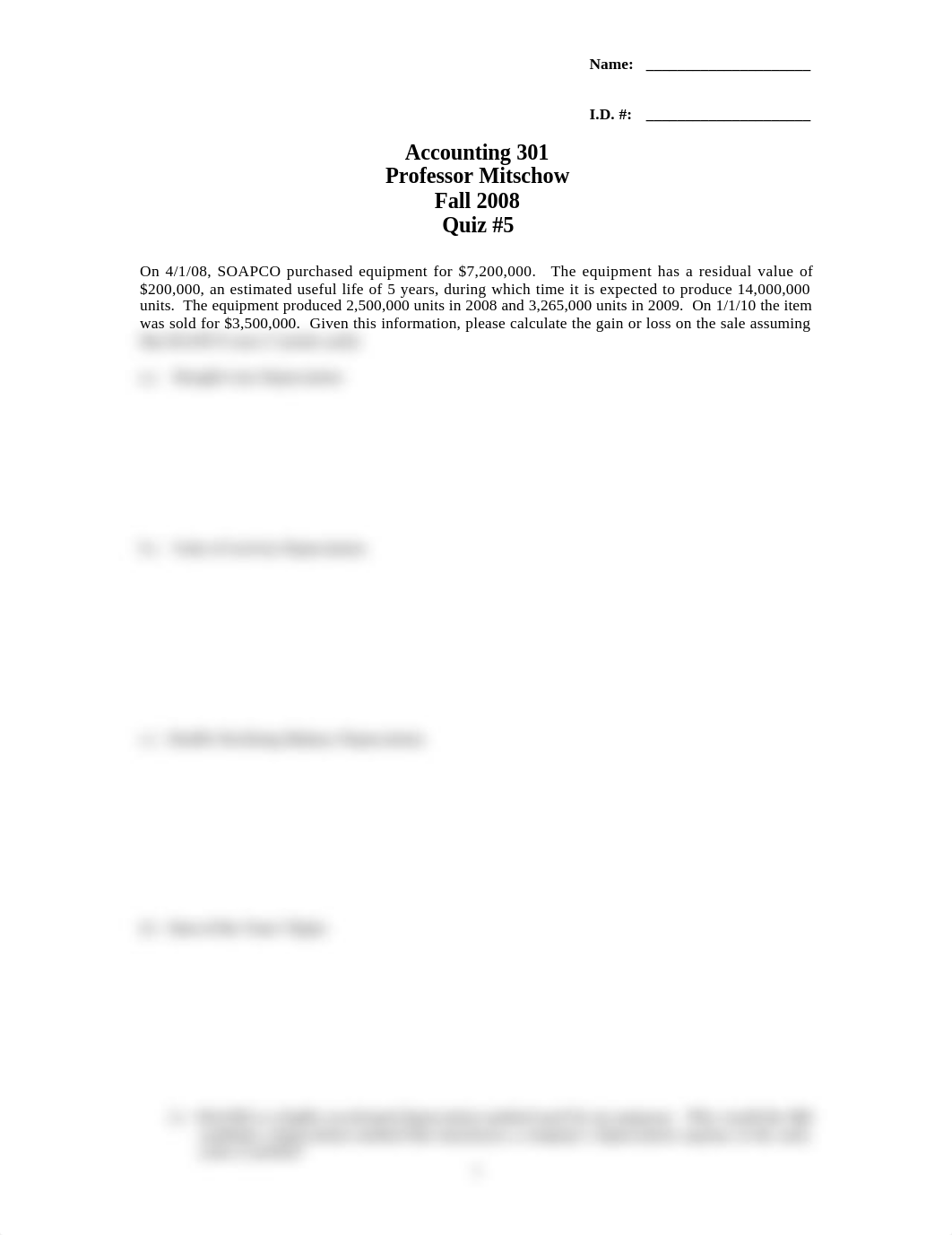 ACCT 301.Quiz #5 (Depreciation).Fall 2009.doc_dy67zgyix5c_page1