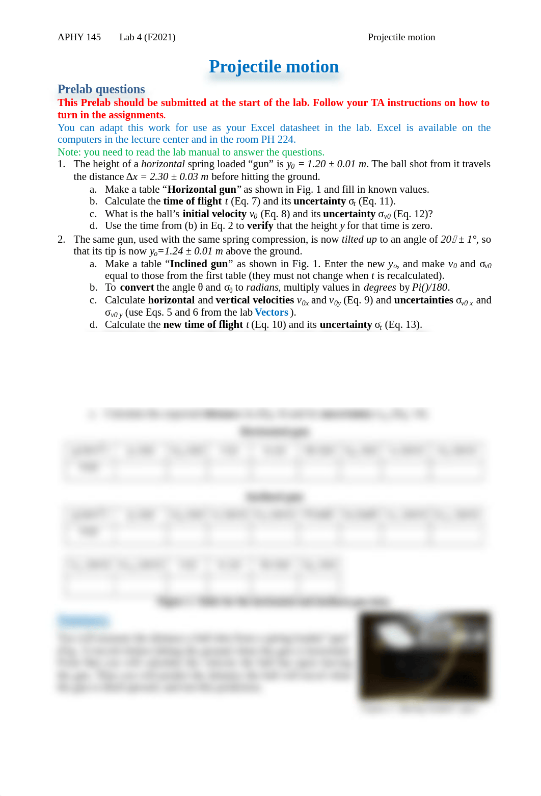 Lab 4 Projectile motion.pdf_dy6agrl48dm_page1