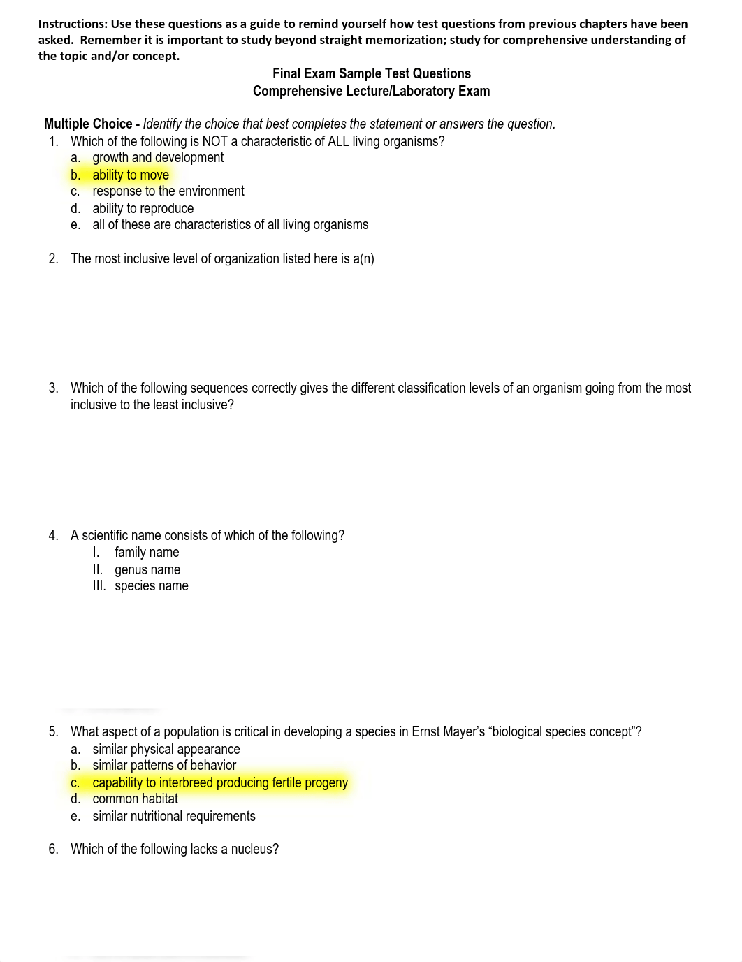 bio 1134 final exampe sample questions-1.pdf_dy6ggn2yno0_page1