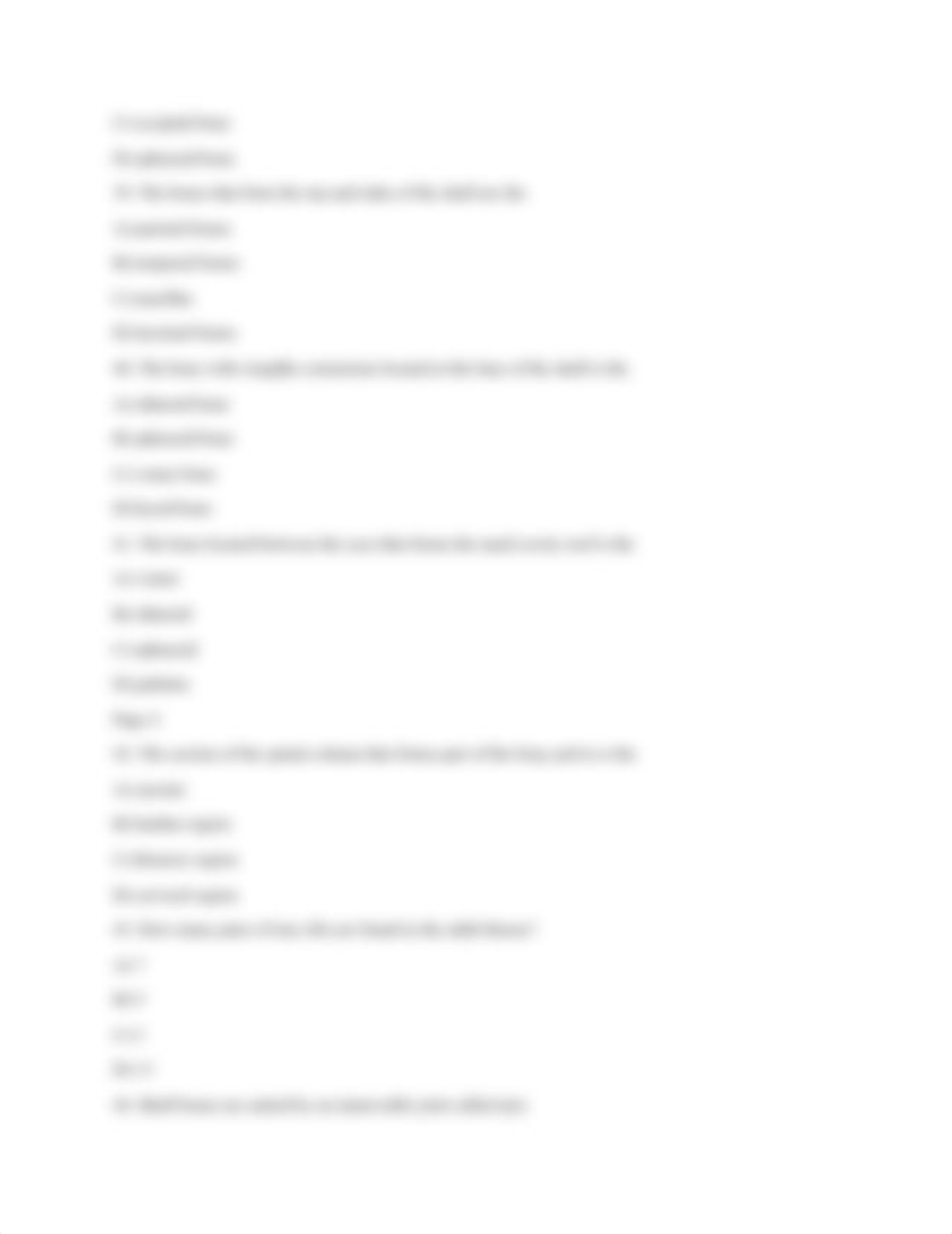 Test Bank for Memmler's Structure and Function of the Human Body, 10th ed by Taylor - Cohen Chapter_dy6icdwocvx_page4