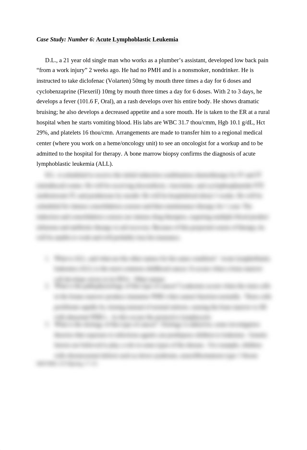 Case Study number 6 Acute Lymphoblastic Leukemia(1) (1).docx_dy6r8dyqawb_page1