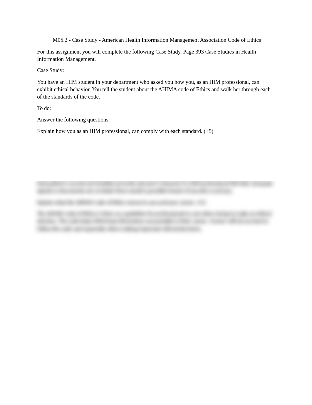 M05.2 - Case Study - American Health Information Management Association Code of Ethics.docx_dy6uj9rdhat_page1