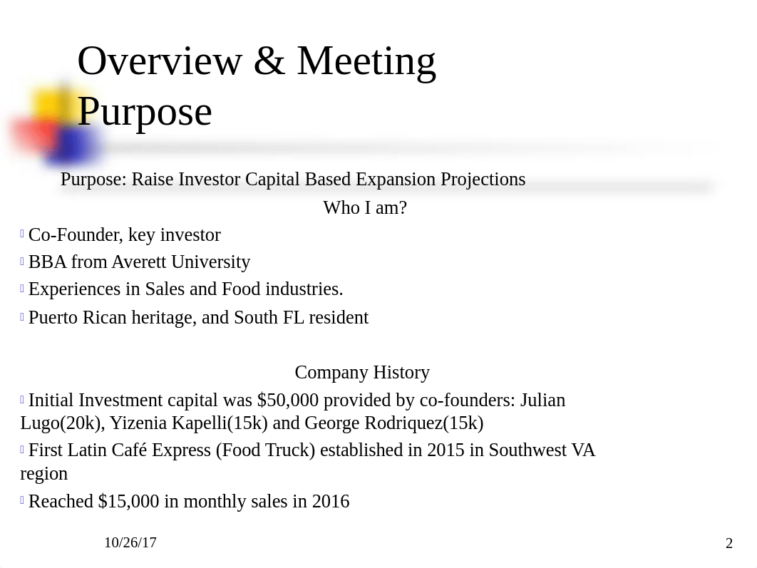 Latin Cafe Express Investor presentation.ppt_dy7lzzsrkxg_page2