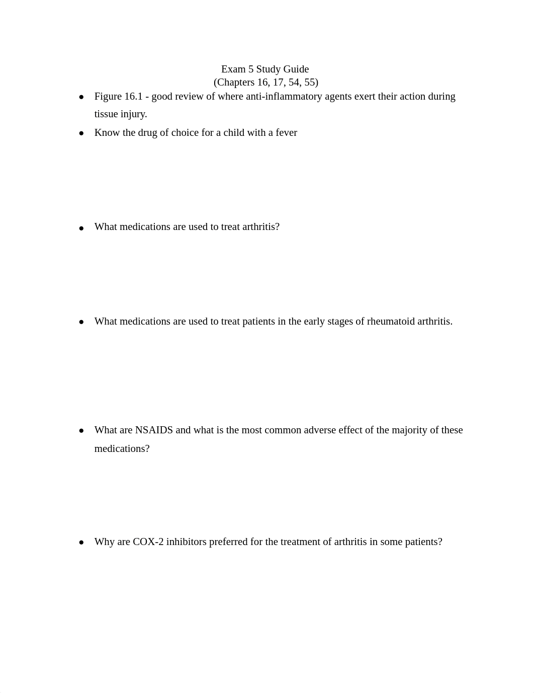 NURS 310 Exam 5 study guide-2.docx_dy7mab2mfmz_page1