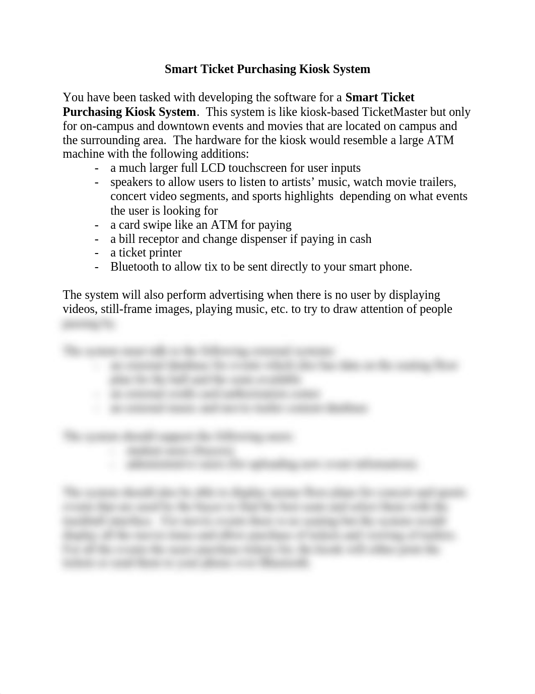 Homework Case - Smart Ticketing Kiosk.pdf_dy7nnurdnjw_page1