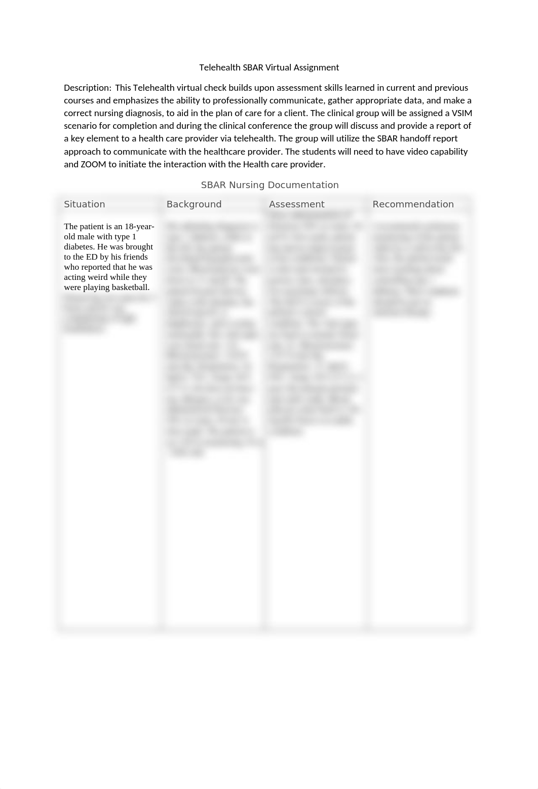 Telehealth SBAR Virtual Assignment.docx_dy7pnek6gvw_page1