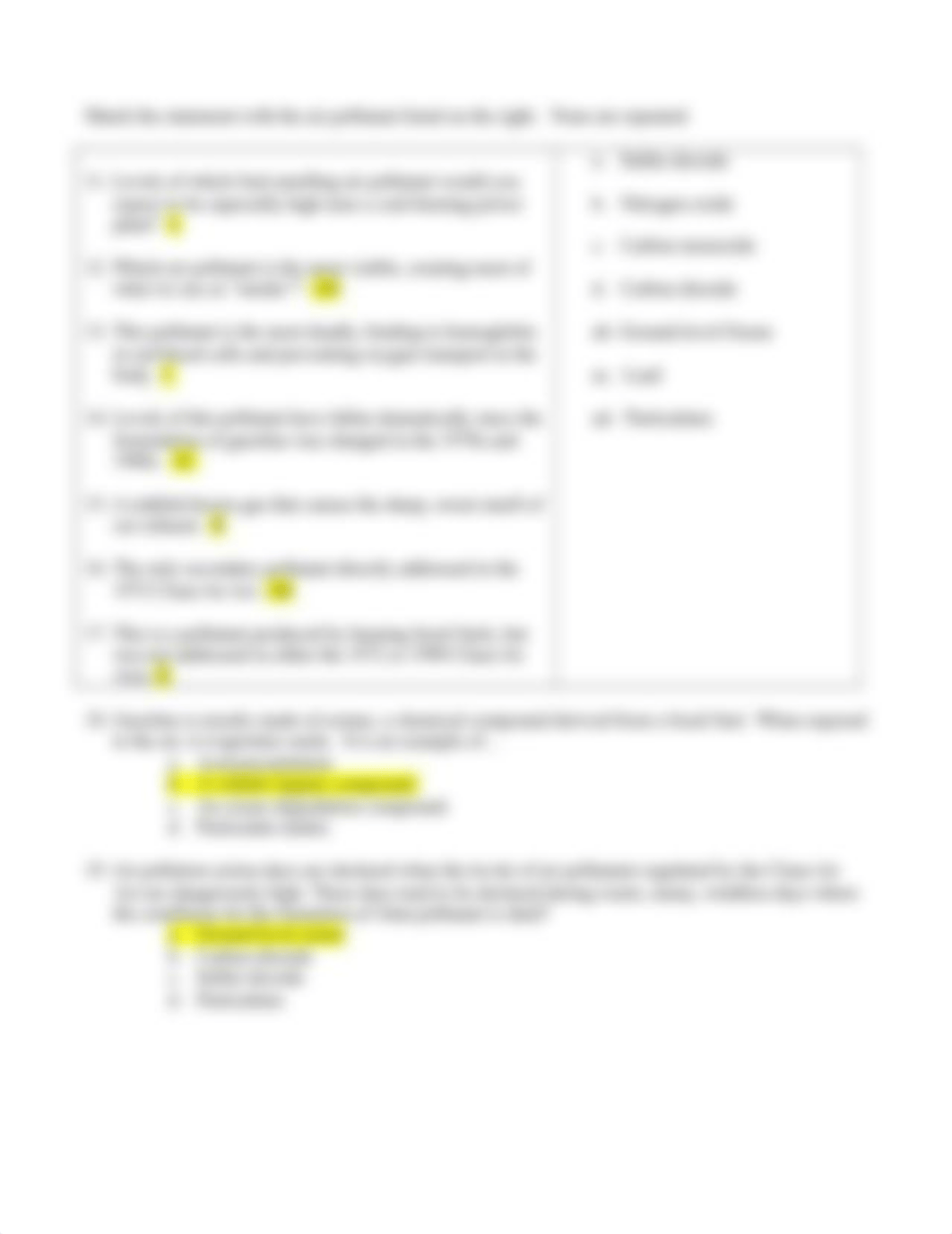 Unit 13 - Air Pollution Multiple Choice (Answer Key).docx_dy7rtjq8yqm_page2