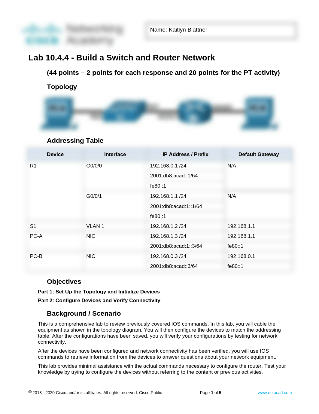 CNIT133_Lab_10.4.4_Build a Switch and Router Network_Instructions_F2020.docx_dy7vch7ynyd_page1