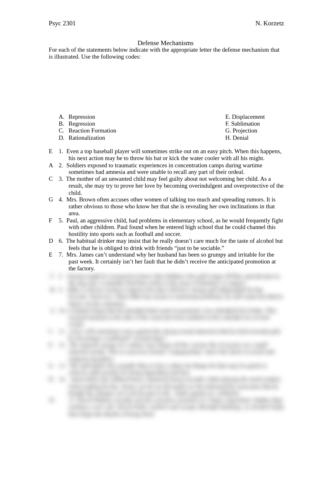 Defense Mechanism Problems WS Answers.docx_dy7y6kyozks_page1