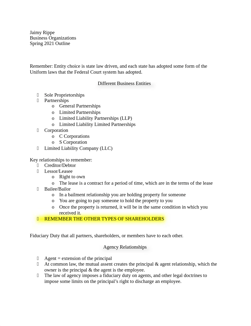 Business Organizations Outline Spring 2021_updated.docx_dy7znnq99k3_page1