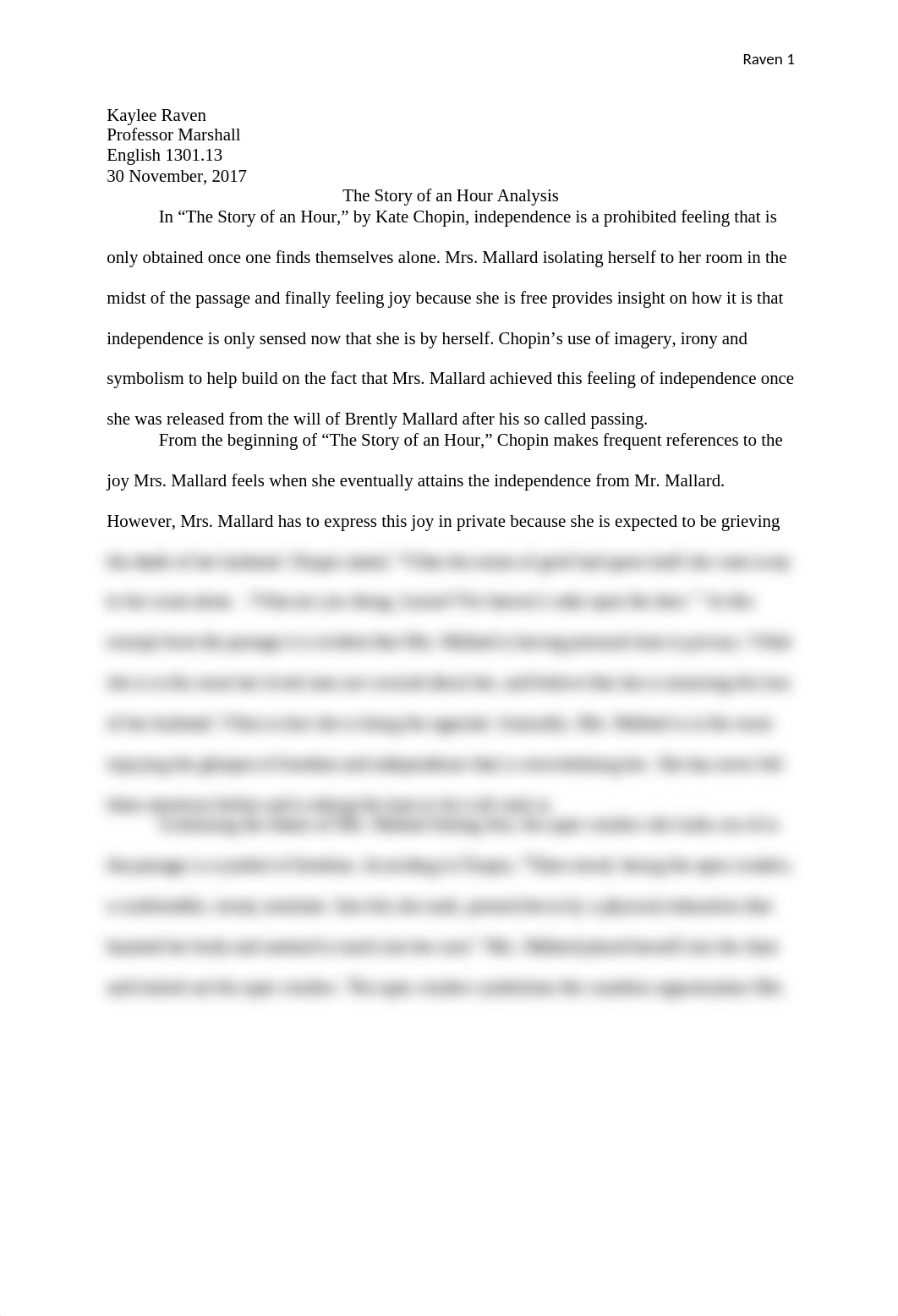 The Story of an Hour Analysis.docx_dy809phjerc_page1