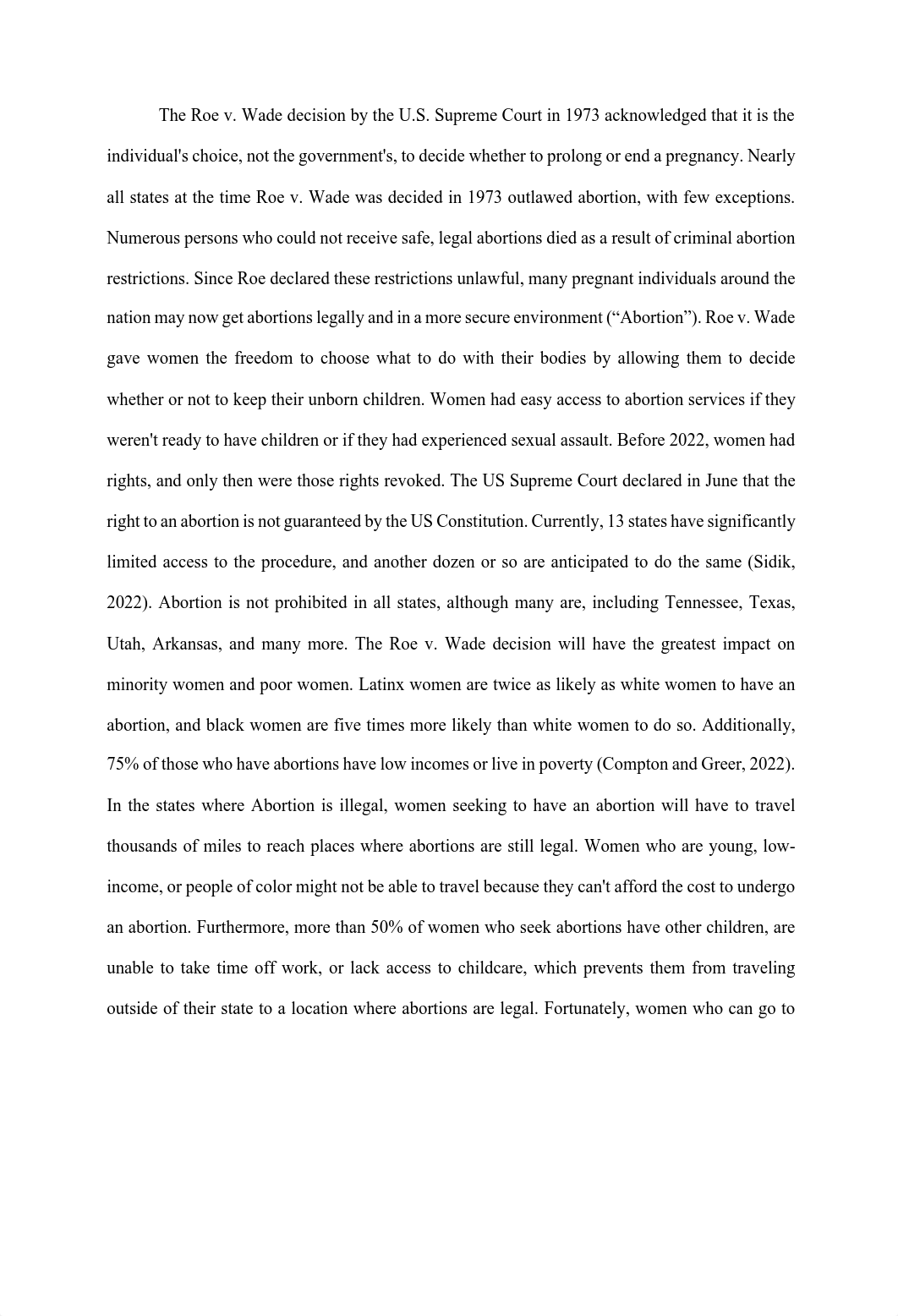 Draft of Main Point 1 - Overturning of Roe v. Wade.pdf_dy82ay7f15q_page1