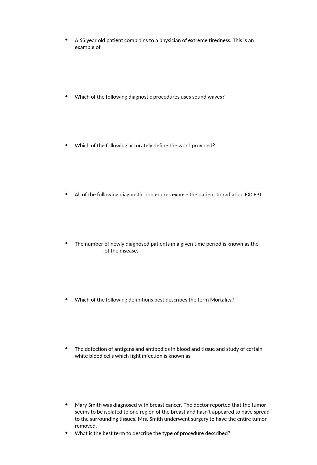 A 65 year old patient complains to a physician of extreme tiredness.docx_dy8bira5mm5_page1