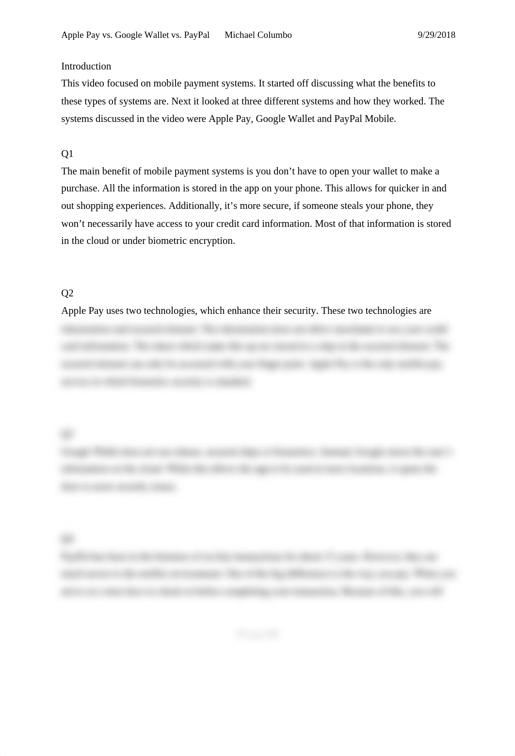 BIT 370-Apple Pay vs Google Wallet vs PayPal-ColumboM.docx_dy8d7vv501e_page2