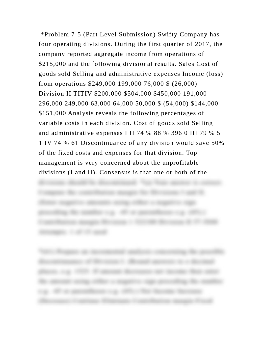 Problem 7-5 (Part Level Submission) Swifty Company has four operatin.docx_dy8euhmerub_page2