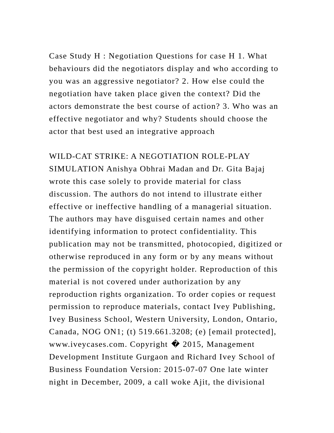 Case Study H  Negotiation Questions for case H 1. What behaviours d.docx_dy91d7iuo36_page2