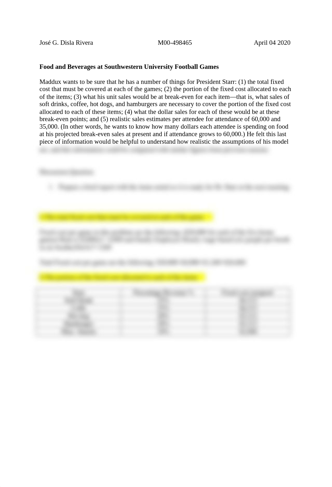 Case Study #1- Food and Beverages at Southwestern .docx_dy92k6zlw8l_page1